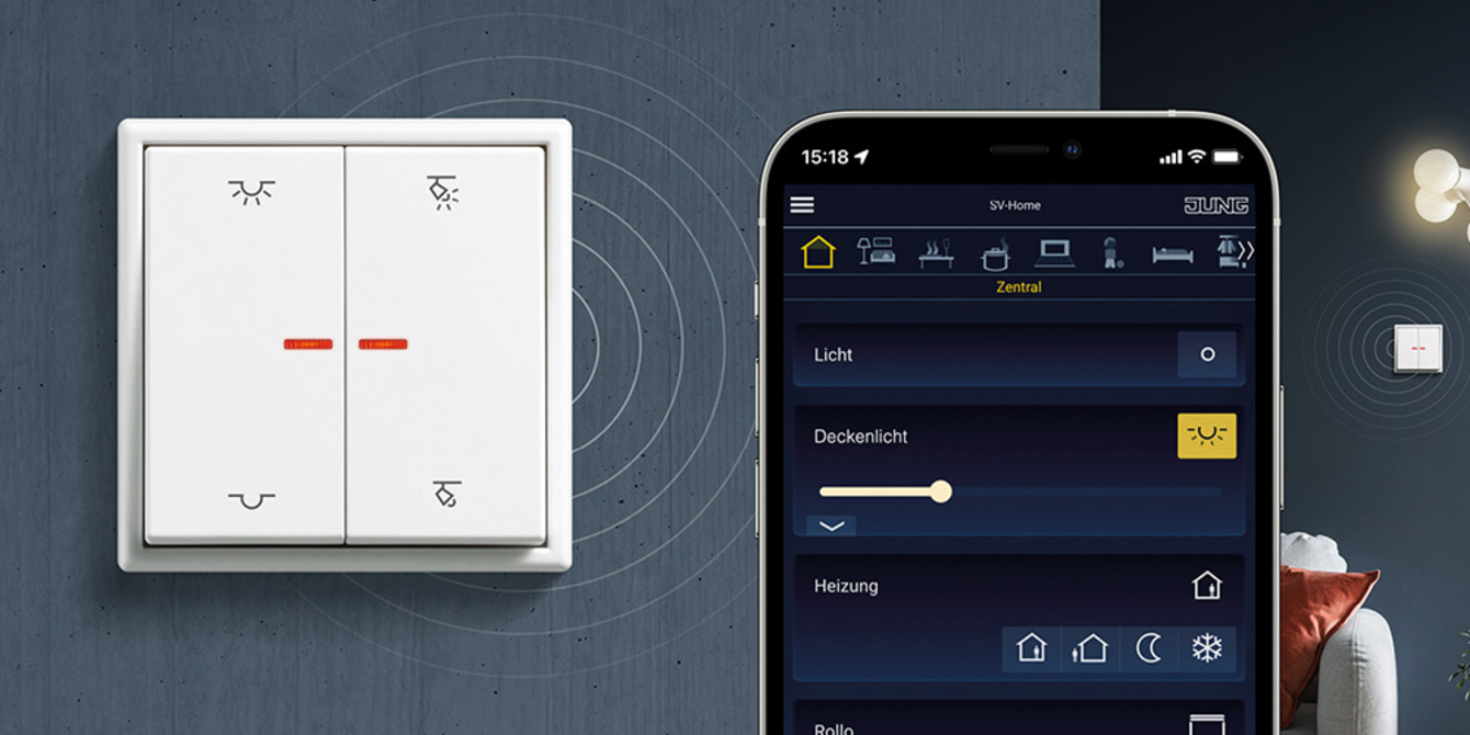 KNX RF Taster bei Elektro Völkel in Haßloch